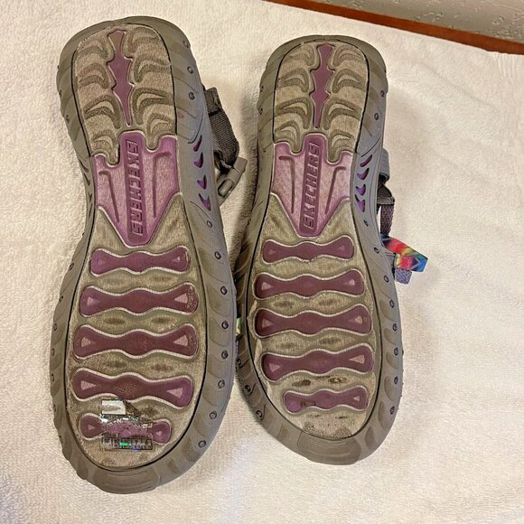 Skechers Women's Reggae Bright Direction Rainbow Sport Sandal Shoe Size 7 - Picture 8 of 10